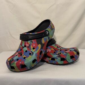 CROCS Classic Bubble Block Kids Shoes Multicolor Junior Size 6 Women’s‎ Size 8